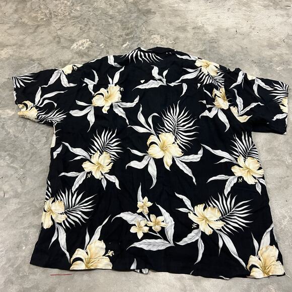 Vintage Quicksilver Hawaiian Shirt Cotton/Rayon Size 2XL Waves Surf READ DESCRIP - Picture 7 of 9